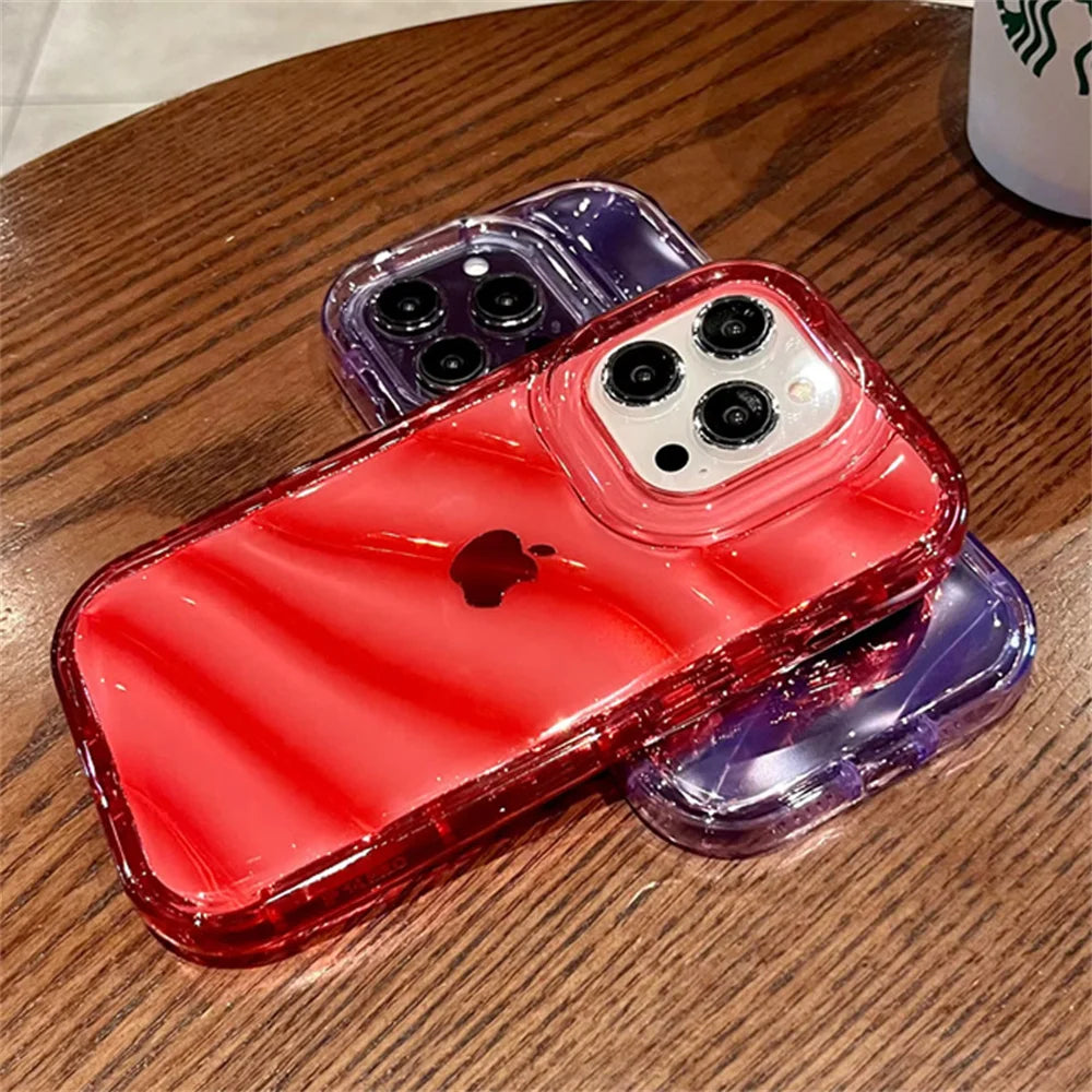 Transparent Wave Case