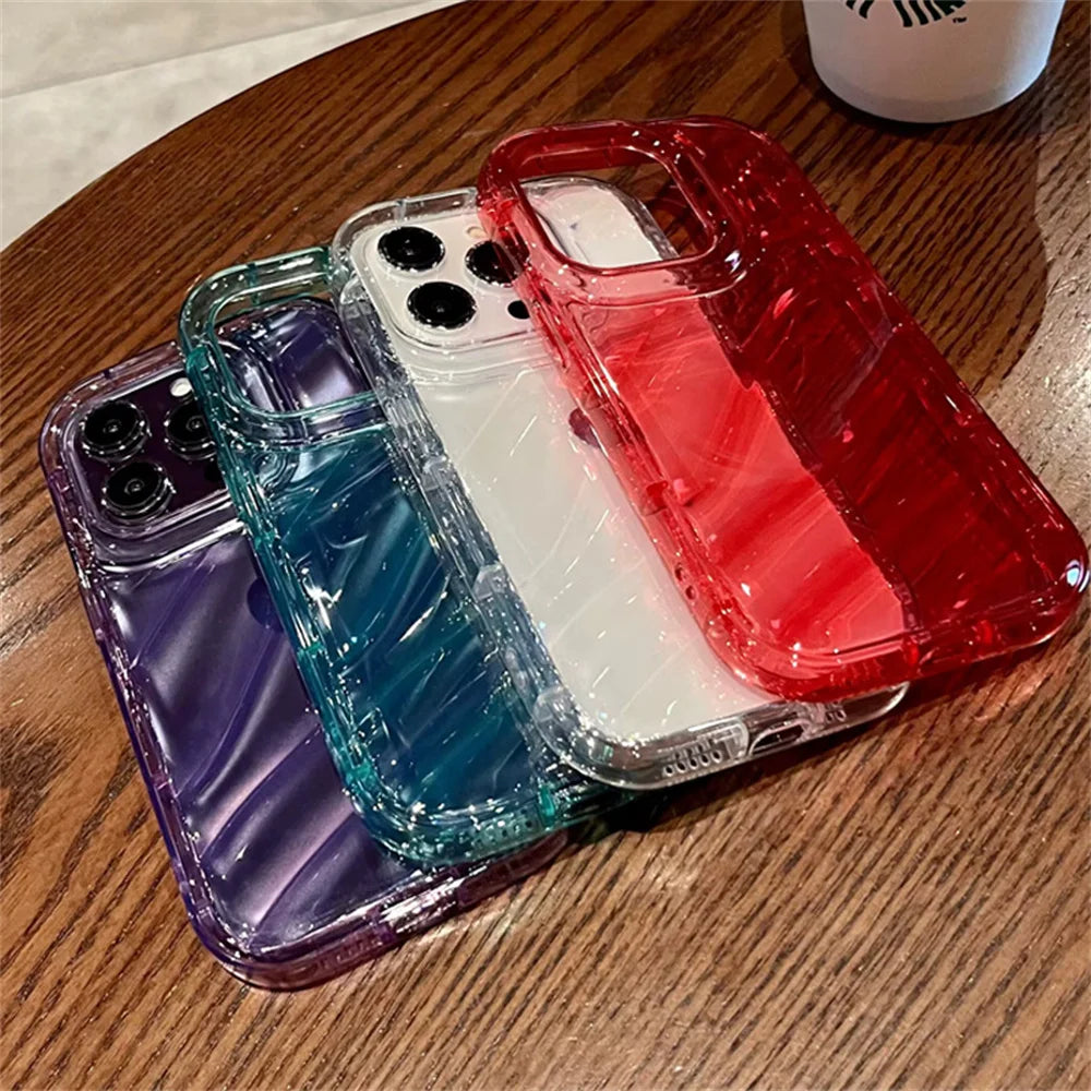 Transparent Wave Case